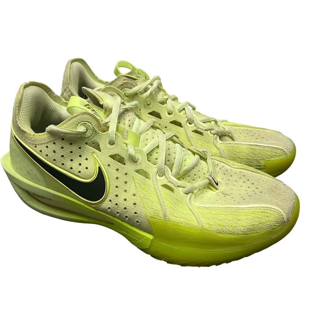 Nike Air Zoom GT Cut 3 Barely Volt Green Mens‎ 8 Basketball Shoes Dv2913-700